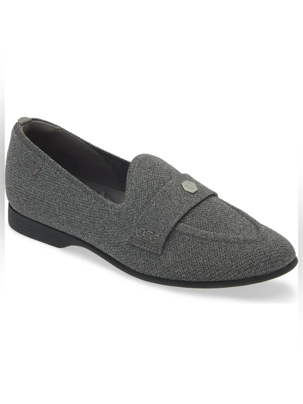 Vivaia Eloise Loafers Charcoal Grey Neutral Knit 43 11